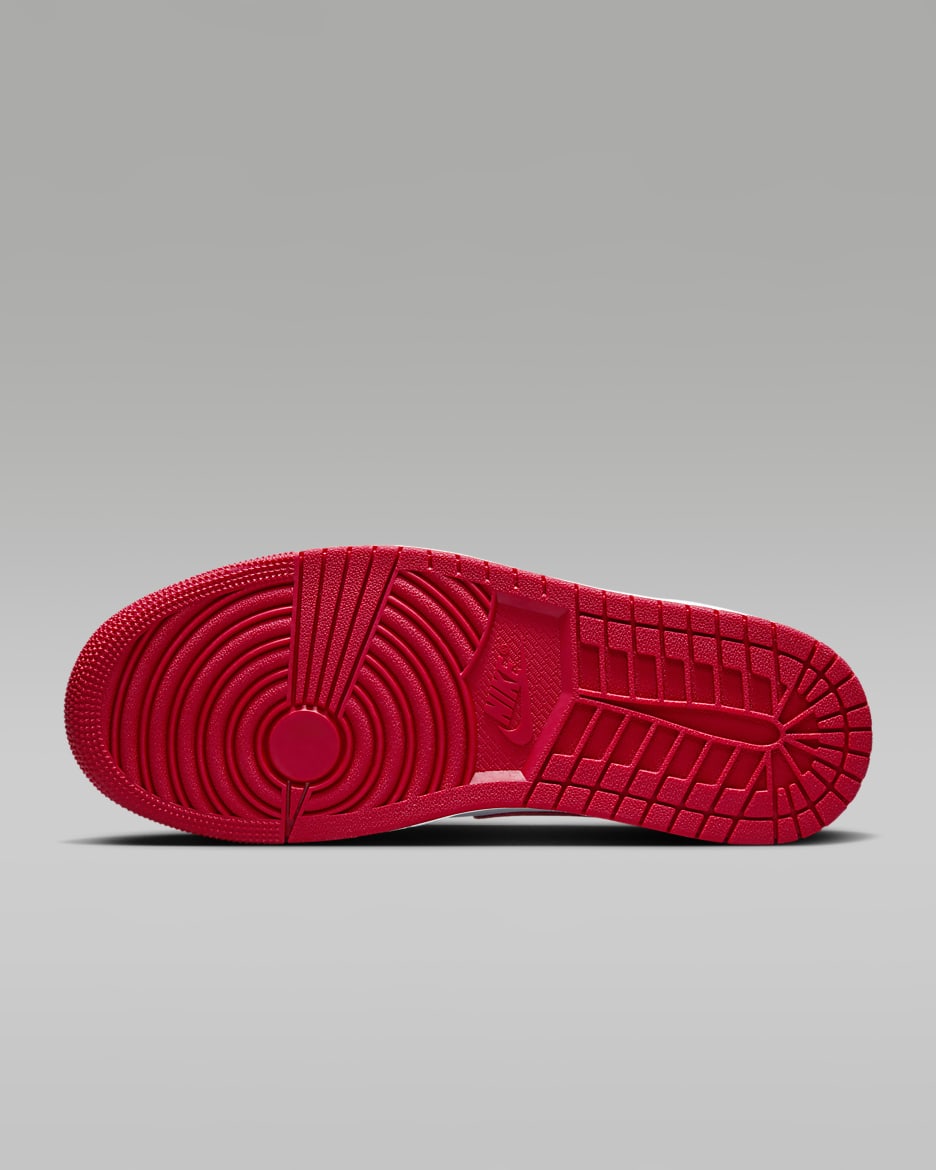 Chaussure Air Jordan 1 Low OG White Red pour homme. Nike CH